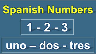 Numbers in Spanish 1 to 1000 Learn Spanish Numbers [upl. by Rep774]