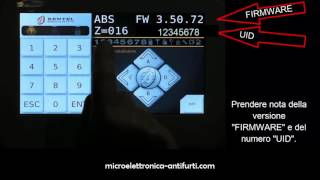 Leggere la versione Firmware e numero UID con Tastiera MTouch [upl. by Lida626]