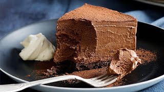 mousse au chocolat géante 😱  gâteau mousse  facile et rapide [upl. by Gleeson]