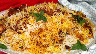 Chicken Biryani Recipe For 1 KG BASMATI Rice  Best Chicken Biryani For Dawat Eid  Any Occasion [upl. by Eanahc]