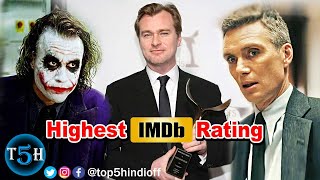 Top 5 Highest IMDB Rated Movies Of Christopher Nolan  क्रिस्टोफर नोलन की 5 सबसे अच्छी फिल्मे [upl. by Malorie]