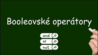 Booleovské operátory  vzdělávací video [upl. by Trust]