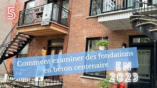 5 Fondations centenaires en béton coulé dans la Grande région de Montréal [upl. by Nylirret131]