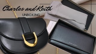 Charles and Keith Unboxing  Gabine Saddle Bag [upl. by Melly]