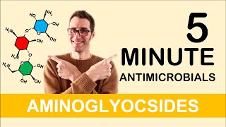 Aminoglycosides  5 Minute Antimicrobials [upl. by Adnot]