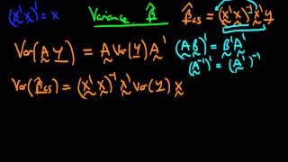 Variance of Least Squares Estimators  Matrix Form [upl. by Merrell]