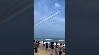 Indian Airforce Celebrating 92 years in Marina beach chennai airshow2024 airforce marinabeach [upl. by Zed]