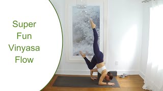 YOGA  Super Fun Vinyasa Flow  43 Minute [upl. by Tolkan116]