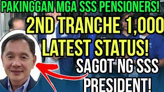 ✅SSS ALERT 2ND TRANCHE 1K PENSION INCREASE LATEST UPDATE MAY 2024 [upl. by Gass]