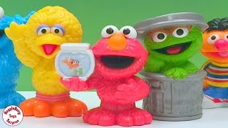 Sesame Street Pals  Sesame Street Toys  ELMO Cookie Monster Big Bird Oscar Ernie amp Bert Dance [upl. by Thomsen743]