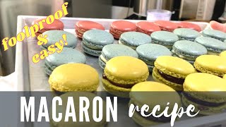 Foolproof Easy Macaron Recipe Earl Grey Matcha Lemon and Red Velvet flavour  The Pies Try [upl. by Meredeth]