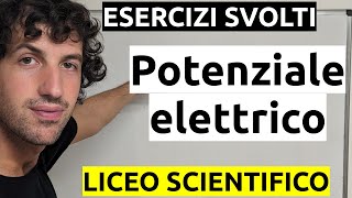 Potenziale elettrico  Esercizi [upl. by Slemmer751]