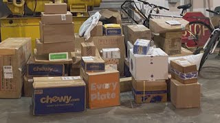 FedEx packages found dumped along the road in southern Illinois [upl. by Gay]