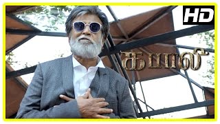 Kabali telugu movie full entrance scene HD [upl. by Laddy64]