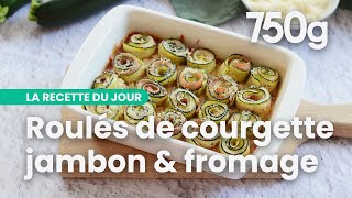 Les roulés de courgette au jambon et au fromage à la sauce tomate 😎 [upl. by Arline]