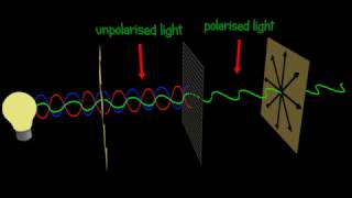 Polarization  Polarizer  Explained and animated 3d [upl. by Goldi]