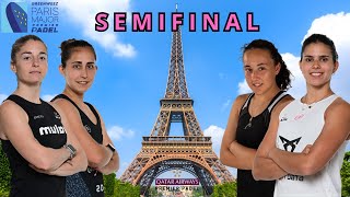 GREENWEEZ PARIS MAJOR  SalazarCastello vs UsteroBrea Semifinal  PREMIER PADEL 2024 [upl. by Ramirolg]