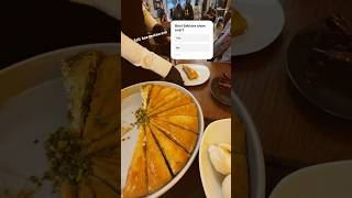 Best Baklava experience ever 🤯 travel lifestyle life europe istanbul food trending [upl. by Lishe41]