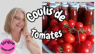 COULIS DE TOMATE la recette dété cuisine mealprep budget recette tomato [upl. by Ydnac]