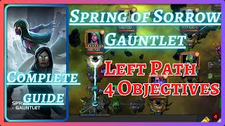 Spring Of Sorrow  Gauntlet  Complete guide Left Path  Explanation  MCOC [upl. by Desdamonna210]