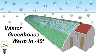 Ultimate Winter Greenhouse for 40 [upl. by Nereen7]