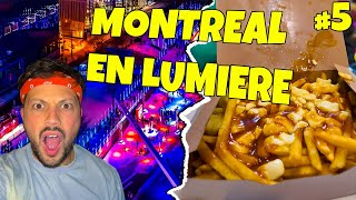 MONTREAL EN LUMIERE INCROYABLE  VLOG CANADA 5 [upl. by Kirad]