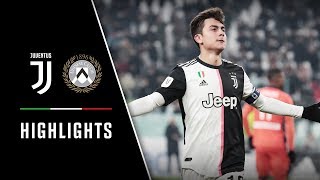 COPPA ITALIA HIGHLIGHTS Juventus vs Udinese  40  Dybala delight [upl. by Mariandi]