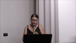 Opus brevis  Isabella Stabio soprano sax [upl. by Barn]