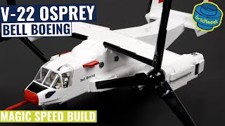 First Flight Edition V22 Osprey Bell Boeing  COBI 5835 Speed Build Review [upl. by Hterrag]