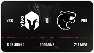 CBLOL 2024 2ª Etapa  Fase de Pontos  Md1  Vivo Keyd Stars x FURIA [upl. by Nerte]