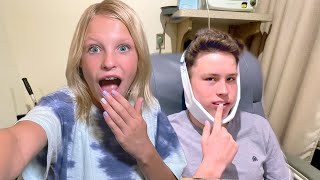 I GOT MY WISDOM TEETH REMOVED and called my CRUSH [upl. by Jandy]