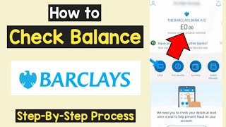 Check Barclays Balance amp Transaction Online  Check Barclays Incoming Payments  Barclays Statement [upl. by Bonina]