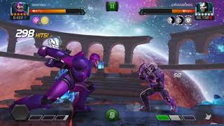 AcT6 615 BOSS FIGHT  SENTINEL vs CROSSBONES  MCOC [upl. by Myrlene]