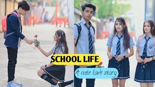 School life 🏫🥰📚 A cute love story schoollife school mryashu0985 [upl. by Wolenik656]