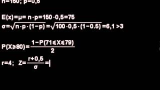 Video 3 ZTabelle Annäherung der Binomialverteilung durch Normalverteilung [upl. by Aihk]