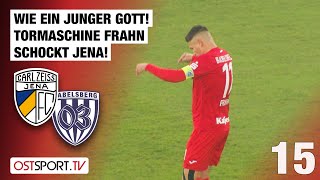 Wie ein junger GOTT Tormaschine Frahn schockt Jena Jena  Babelsberg  Regionalliga Nordost [upl. by Idnar762]