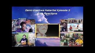 Demichan wa Kataritai Episode 3 Live Reactions 亜人ちゃんは語りたい [upl. by Ender18]