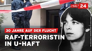 Untergetaucht in Kreuzberg RAFTerroristin verhaftet [upl. by Eatnod]