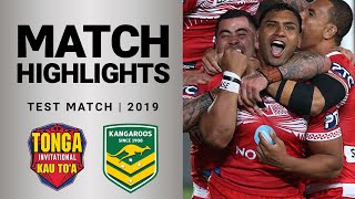 Tonga Invitational v Australia  Match Highlights  Test 2019  Internationals [upl. by Way]