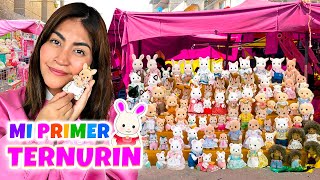 💕Comprando mi Primer Ternurin en El Tianguis de Los Ternurines y Accesorios 🐼🐰🐱 CONNY MERLIN [upl. by Evelc]