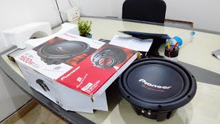 pioneer 1212d4 subwoofer box open full details [upl. by Lesser]