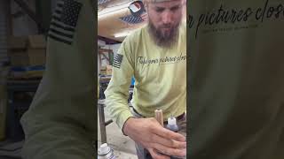 Another brand done handle bonded by Starbond superglue Video by moltenmetalworksusa [upl. by Ingemar]