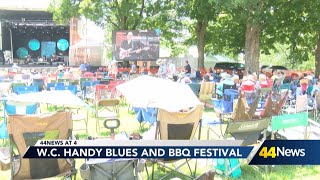 WC Handy Blues amp Barbecue Festival continues in Henderson [upl. by Britteny289]