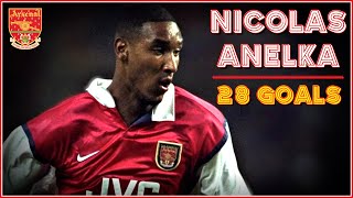 Nicolas ANELKA ► All 28 Goals  Arsenal ● 19971999 HQ [upl. by Nilam]