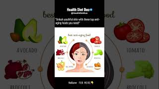 Unlock your skin with these Anti Ageing foods  HealthDietDuo shorts [upl. by Adnorehs609]