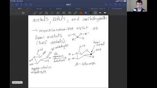 Org 2 Lecture 82 Hemiacetals and Acetals in Nature [upl. by Etteniuqna758]