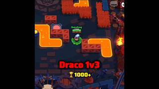 Draco 1v3 Düello 🏆1000 brawlstars dumagang shorts [upl. by Virnelli]