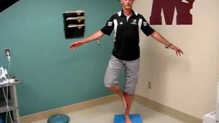 Ankle proprioception training [upl. by Gusty284]