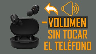 Bajar VOLUMEN Airdots xiaomi 🔊🔉 SIN TOCAR el TELEFONO 🎧🎵 [upl. by Loredana711]