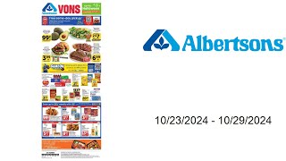 Albertsons Weekly Ad US  10232024  10292024 [upl. by Leilani]